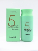 060569 "MASIL" Шампунь с пробиотиками для глубокого очищения и укрепления волос  150мл 1/40
