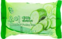 291091 "Juno" Peeling Soap Cucumber Косметическое мыло с экстрактом огурца 150гр  1/120