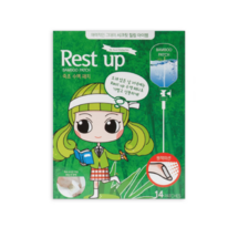 724518  Патчи для ног, расслабляющие, с экстрактом бамбука REST UP REAL SAP Bamboo Patch 140гр (14шт)