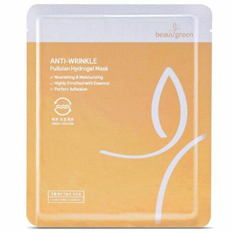 BEAUUGREEN Anti-wrinkle Pullulan Hydrogel Mask Гидрогелевая маска для лица с омолаживающим эффектом 30 мл 