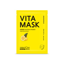 400405  Выравнивающая тон тканевая маска для лица с витамином С  SEEKNIQUE VITA MASK 25мл