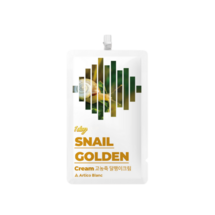 820022  Крем для лица с муцином улитки и золотом Artico Blanc 1day SNAIL GOLDEN CREAM 10мл