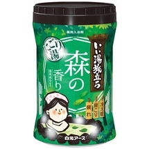 Hakugen Earth Банное путешествие Увлажняющая соль для ванны с восстанавливающим эффектом (с ароматом леса), банка 660 гр.