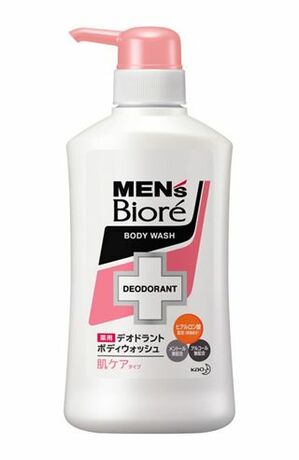 312839 "KAO" "Men's Biore" Гель для душа с дезодорирующим эффектом с цветочным ароматом 440мл 1/9