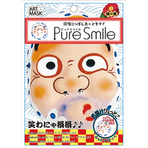 PURE SMILE Art Mask Концентрированная питательная маска для лица с экстрактами цветов камелии и портулака, с коллагеном, гиалуроновой кислотой и витам