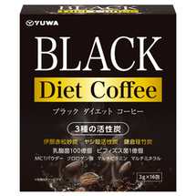 008433 "Diet" Черный растворимый кофе д/контроля веса с 3 видами акт. угля и лактобактериями (3гр.*16шт.)  1/36
