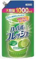 Mitsuei Средство для мытья посуды, овощей и фруктов с ароматом лайма 1000 мл. (мягкая упаковка) 