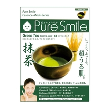Pure Smile Essence mask Увлажняющая маска для лица с эссенцией японского зеленого чая, 23 мл. 