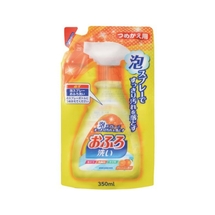 Nihon Detergent Чистящая спрей-пена для ванны (с антибактериальным эффектом и апельсиновым маслом), (запасной блок), 350 мл.