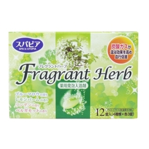 Fuso Kagaku Fragrant Herb Соль для ванны на основе углекислого газа с успокаивающим эффектом и ароматом трав (12 таблеток*40 гр.), 