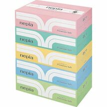 NEPIA Premium Soft Бумажные двухслойные салфетки, 180 шт. (спайка 5 пачек)