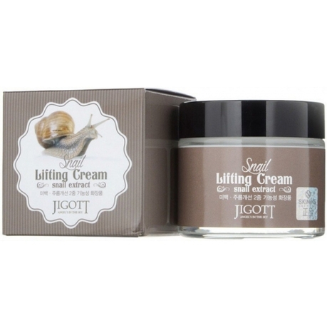 Jigott Snail Lifting Cream Лифтинг-крем для лица с муцином улитки 70 мл 