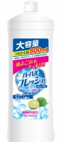 Mitsuei Концентрированное средство для мытья посуды, овощей и фруктов (с ароматом лайма), 800 мл. 