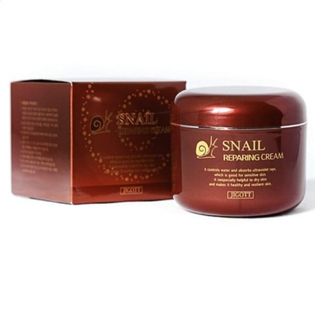 Jigott Snail Reparing Cream Мультифункциональный крем для лица 100 мл 