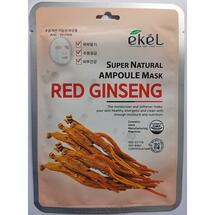 Ekel Ampoule Mask Red Ginseng Маска для лица тканевая ампульная с экстрактом красного женьшеня 25мл 