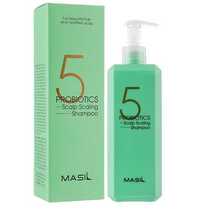 061184 "MASIL" Шампунь с пробиотиками для глубокого очищения и укрепления волос  500мл 1/30