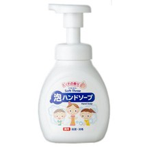 Mitsuei Soft Three Нежное пенное мыло для рук с ароматом персика (антисептическое), 250 мл
