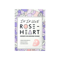 Roseheart Питательная тканевая маска для лица с аргановым маслом, аминокислотами и экстрактом молочного белка (18гр*1шт) 