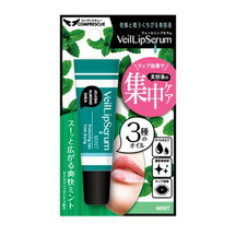 VeilLipSerum Увлажняющий блеск-бальзам для губ с натуральными растительными маслами и ментолом (аромат мяты), 10 мл.