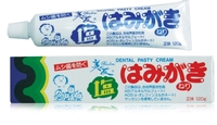 Fudo Kagaku Binotomo salt Зубная паста для защиты от кариеса и зубного камня отбеливающая солёная 120г 