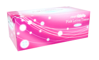 Kami Shodji ELLEMOI Pink Бумажные розовые двухслойные салфетки с коэнзимом Q10 180шт (1 пачка) 