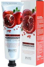 Jigott Real Moisture Pomegranate Hand Cream Увлажняющий крем для рук с экстрактом граната 100 мл 