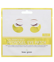 BEAUUGREEN Hydrogel Collagen&Gold Eye Patch Гидрогелевые патчи для глаз с коллагеном и коллоидным золотом 2 шт