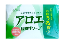Clover Косметическое мыло с экстрактом алоэ (твёрдое) 80г 