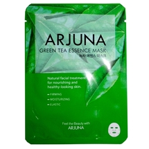All New Cosmetic ARJUNA Essence mask Антиоксидантная маска для лица с эссенцией зеленого чая 23гр  