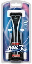 Feather F-System MR3 Neo Мужской бритвенный станок с тройным лезвием (2 сменные кассеты)