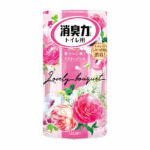 ST Shoushuuriki Жидкий дезодорант – ароматизатор для туалета c ароматом розовых цветов 400 мл. 