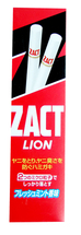 Lion  Zact Зубная паста для устранения никотинового налета и запаха табака 150 гр .(в коробке) 