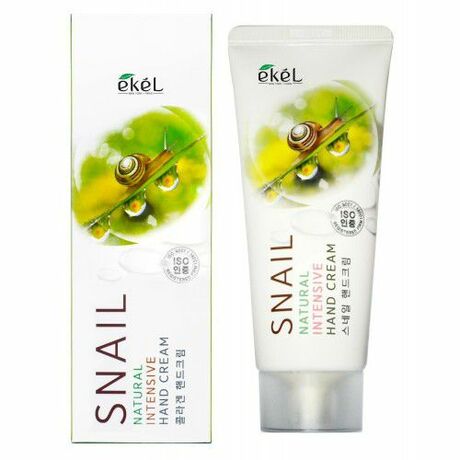 Ekel Hand Cream Intensive Snail Интенсивный крем для рук с улиточным муцином 100 мл. 