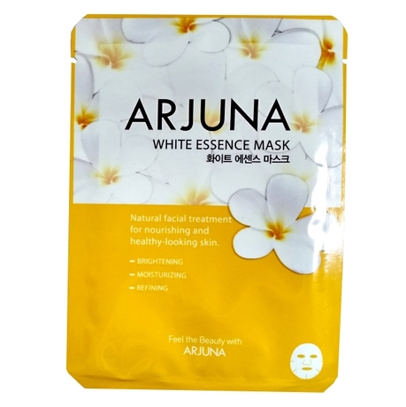 All New Cosmetic ARJUNA Essence mask Выравнивающая тон кожи маска для лица с арбутином 23гр  