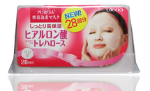 UTENA Puresa Daily Увлажняющая маска с гиалуроновой кислотой и трегалозой для придания коже гладкости 28шт. 