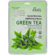Ekel Ampoule Mask Green Tea Маска для лица тканевая ампульная с экстрактом зеленого чая 25мл 