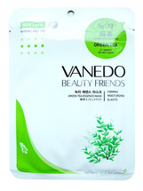 All New Cosmetic Vanedo Beauty Friends Антиоксидантная маска для лица с эссенцией зеленого чая 25гр. 