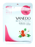 All New Cosmetic Vanedo Beauty Friends Восстанавливающая маска для лица с эссенцией розы 25гр. 