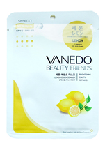 All New Cosmetic Vanedo Beauty Friends Обновляющая кожу маска для лица с эссенцией лимона 25гр. 