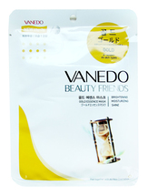 All New Cosmetic Vanedo Beauty Friends Активирующая клетки кожи маска для лица с частицами золота 25гр. 