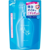 462001 "SHISEIDO" "SENKA" "All Clear" Гидрофил. масло д/снятия водост. макияжа с протеинами шелка (м/у) 180мл 1/48