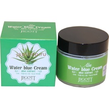 Jigott Aloe Water Blue Cream Увлажняющий крем для лица с экстрактом алоэ 70 мл 