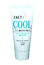 Lion  Zact Cool Зубная паста с освежающим и отбеливающим эффектом для курящих 130гр. ( в тубе) 