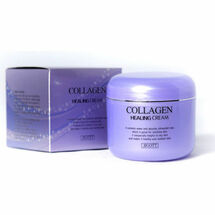 Jigott Collagen Healing Cream Ночной питательный коллагеновый крем для лица  100 мл 