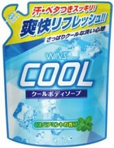 WINS Cool Гель для душа освежающий с ментолом 400 мл. (мягкая эконом упаковка) 
