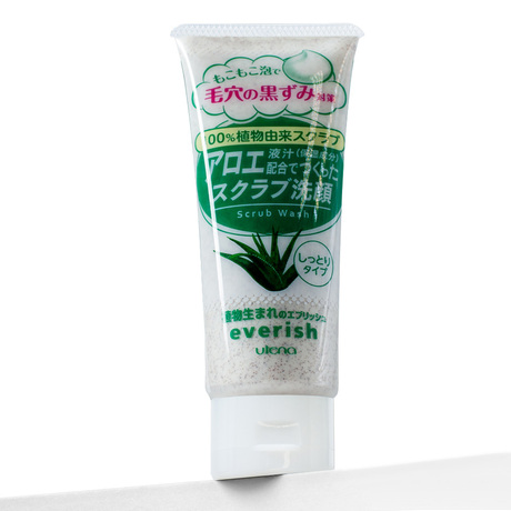 UTENA Everish Скраб для лица из скорлупы грецкого ореха с зеленым чаем и гаммамелисом130 гр. 