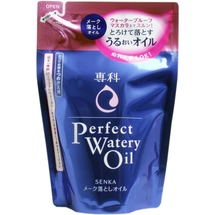 444946 "SHISEIDO" "SENKA" "Perfect Watery Oil" Гидрофил. масло д/снятия макияжа...(мэу) 180 мл. 1/48