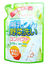 Chu-Chu BABY Жидкое средство для мытья детских бутылок, овощей и фруктов (запасной блок), 270 мл.