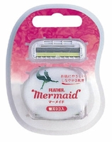 Feather Mermaid Rose Pink Сменные кассеты с тройным лезвием (3 штуки)
