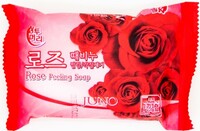 291060 "Juno" Peeling Soap Rose Косметическое мыло с розой 150гр  1/120